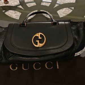 Authentic 1973 Gucci bag with dust bag